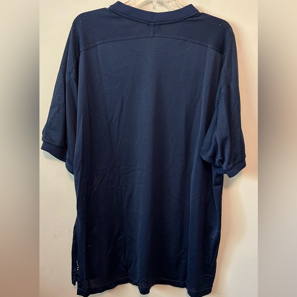 Nike Shirt Men’s XL Navy Basketball‎ Mesh White Swoosh - Picture 2 of 7